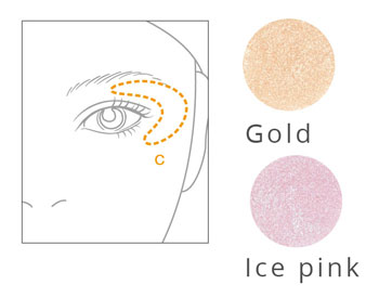Apply evenly to the left and right sides of the face in areas where additional glow is desired