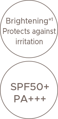 美白・肌荒れ防止、SPF50+ PA+++
